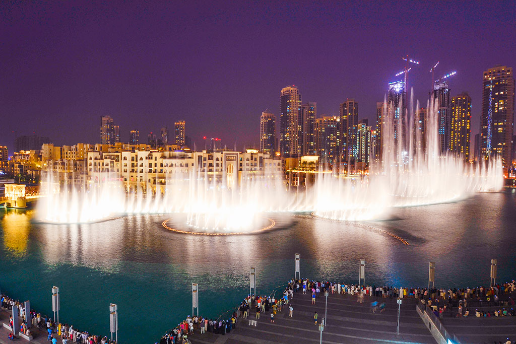 Танцующие фонтаны Дубая