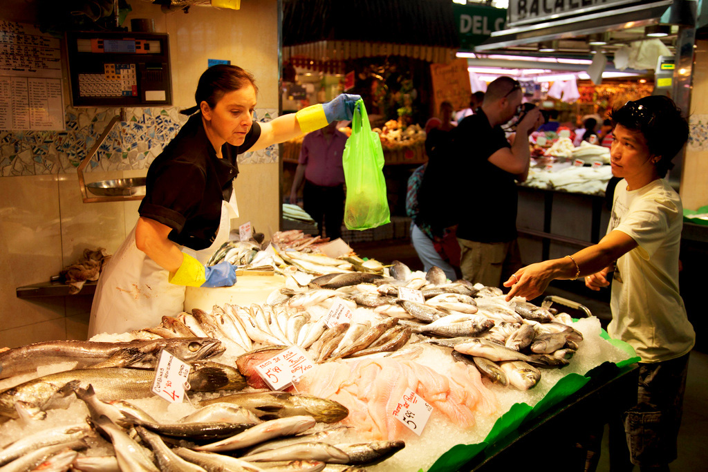 Рынок Бокерия (рынок Сан-Жузеп) в Барселоне