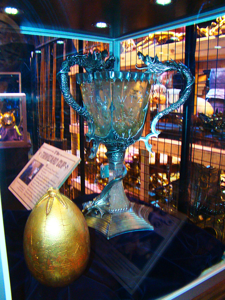 Экспонаты в музее Гарри Поттера в Лондне