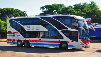 Рейсовый VIP автобус в Тайланде