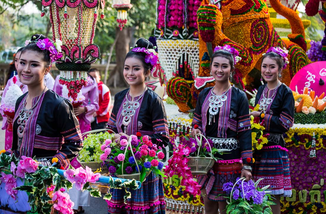 Фестиваль цветов в Чиангмае, Тайланд