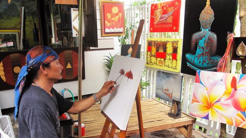 Деревня художников Baan Silapin в Хуа Хине