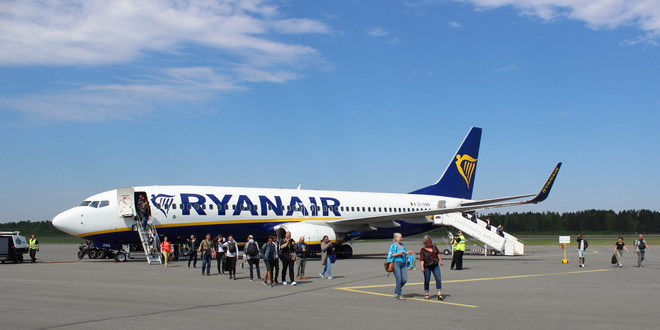 Ryanair отменила рейсы из Лаппеенранты в Грецию